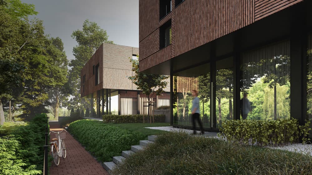 render domków